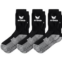 3er Pack erima Sportsocken schwarz 39-42 von erima