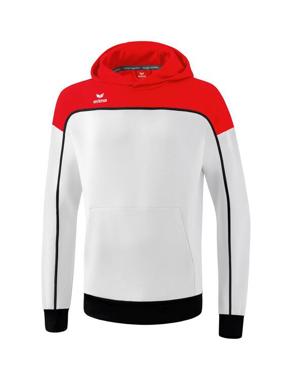 Erima CHANGE by erima Kapuzensweat Kinder wei?/rot/schwarz Gr??e: 164 von Erima