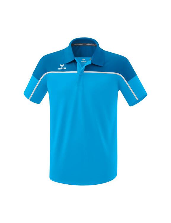 Erima CHANGE by erima Poloshirt Damen curacao/mykonos/wei? Gr??e: 34 von Erima