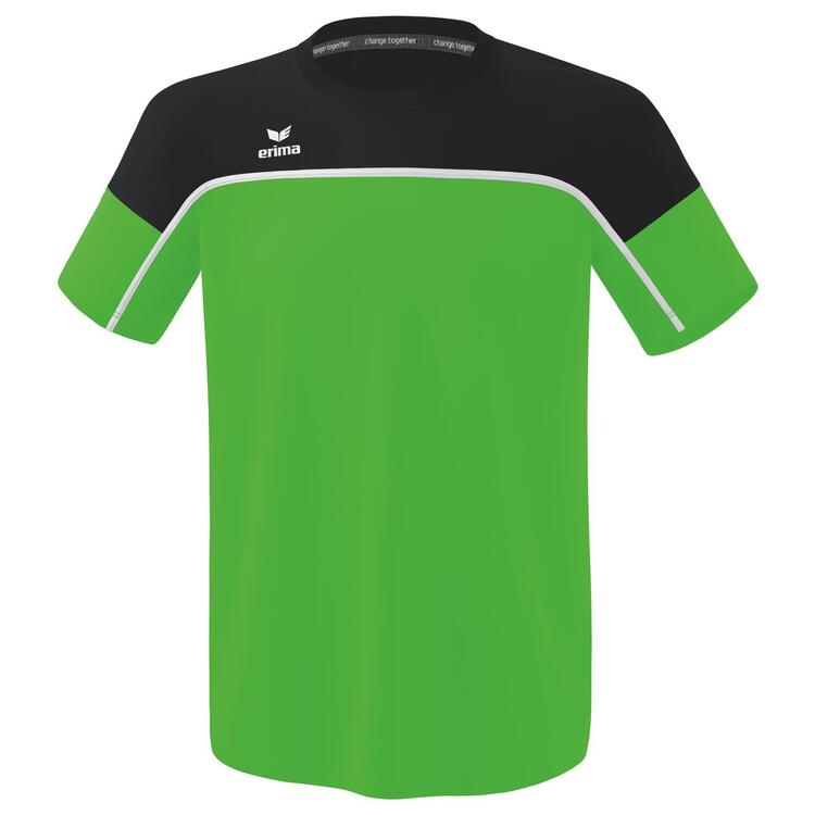Erima CHANGE by erima T-Shirt Erwachsene green/schwarz/wei? Gr??e: M von Erima