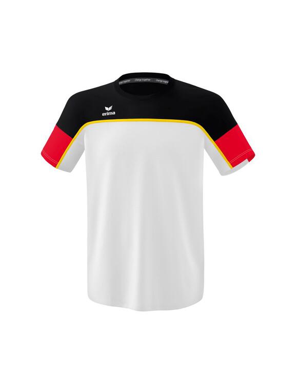 Erima CHANGE by erima T-Shirt Kinder wei?/schwarz/rot Gr??e: 140 von Erima