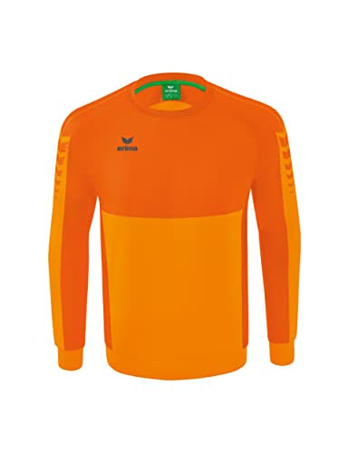 Erima Kinder Casual Six Wings Sweatshirt, new orange, 164 von Erima