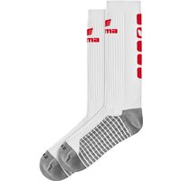 erima Classic 5-C Socken Lang white/red 31-34 von erima