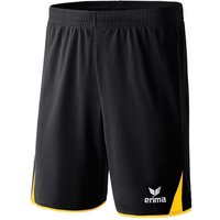 erima Classic 5-Cubes Shorts Herren black/yellow M von erima