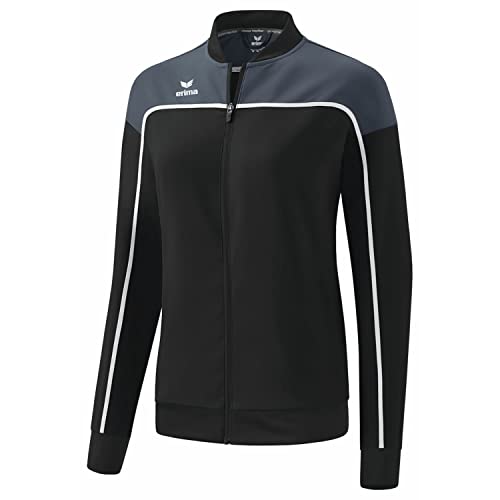 Erima Damen „CHANGE by erima" funktionelle Präsentationsjacke, black grey/slate grey/weiß, 36 von Erima