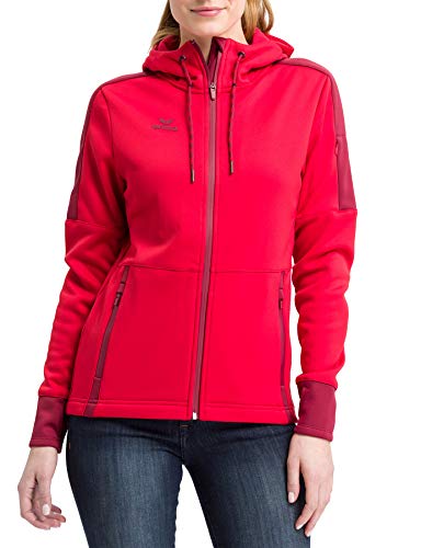 Erima Damen Basic 2.0 Softshelljacke, rot/Bordeaux, 38 von Erima