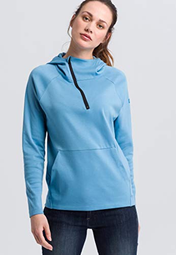 ERIMA Damen Sweatshirt Essential Kapuzensweat, niagara/ink blue, 36, 2071826 von Erima