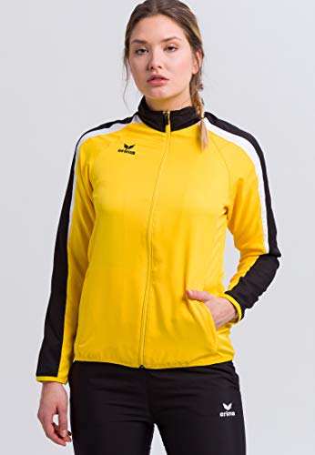 ERIMA Damen Präsentationsjacke Präsentationsjacke, gelb/schwarz/weiß, 40, 1011838 von Erima