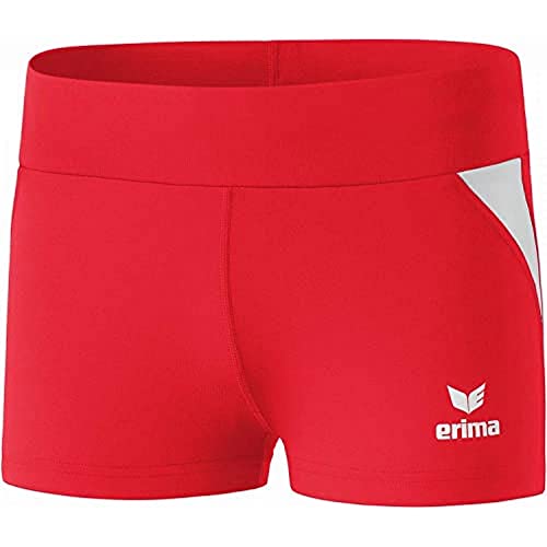 erima Damen Shorts Hot Pant, Rot/Weiß, 42, 829410 von Erima