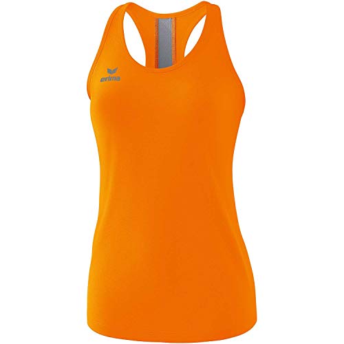 Erima Squad Tanktop Damen orangegrau, 36 Damen von Erima