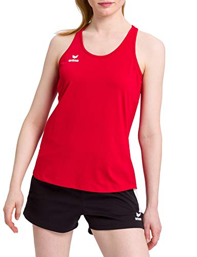 Erima Damen Squad Uni Tanktop, Rot/Schwarz/Weiß, 36 von Erima