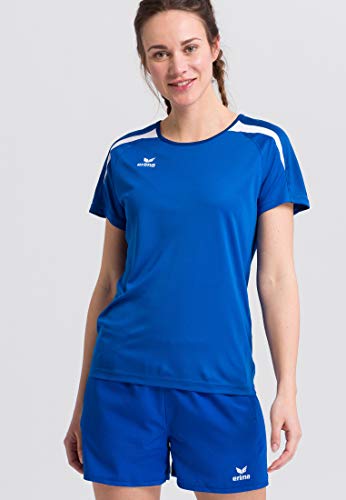 ERIMA Damen T-shirt T-Shirt, new royal/true blue/weiß, 34, 1081832 von Erima