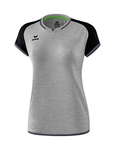 Erima Damen ZENARI 3.0 Trikot, Grau Melange/Schwarz/Dunkelgrau, 48 von Erima