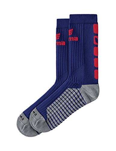ERIMA Erwachsene Socken CLASSIC 5-C, new navy/rot, 47-50, 2181920 von Erima