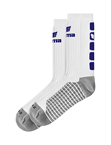 Erima Unisex Classic 5-c Socken, Weiß/New Navy, 35 EU von Erima