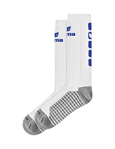 Erima Unisex Klassisk 5 - Socken lang, Weiß/New Royal, 43 EU von Erima
