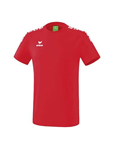 Erima Unisex Essential 5-c T Shirt, Rot/Weiß, XL EU von Erima