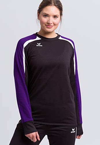 ERIMA Jungen Sweatshirt Sweatshirt, schwarz/violet/weiß, XXXL, 1071870 von Erima