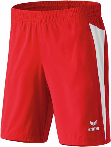 erima Erwachsene Shorts Premium One, Rot/Weiß, S von Erima