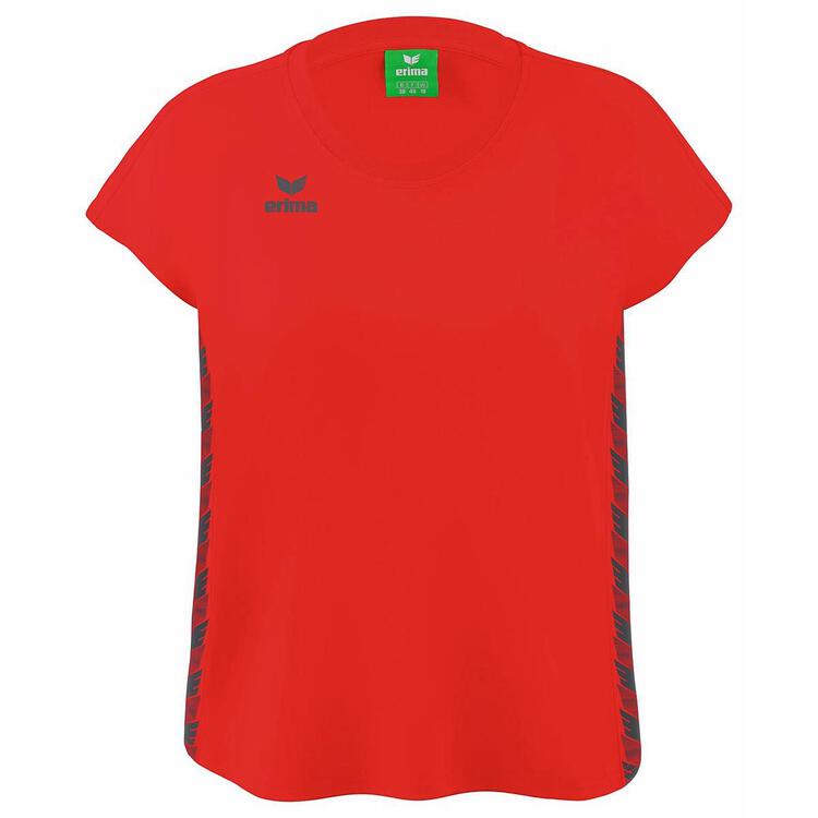Erima Essential Team T-Shirt 2082214 rot/slate grey - Gr. 44 von Erima