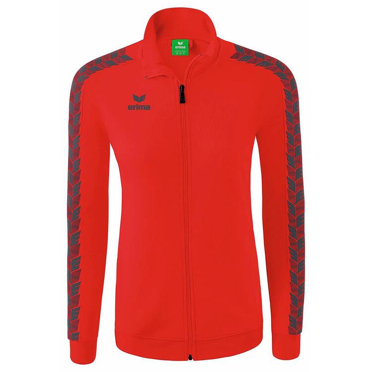 Erima Essential Team Tracktop Trainingsjacke 2032207 rot/slate grey 34 von Erima