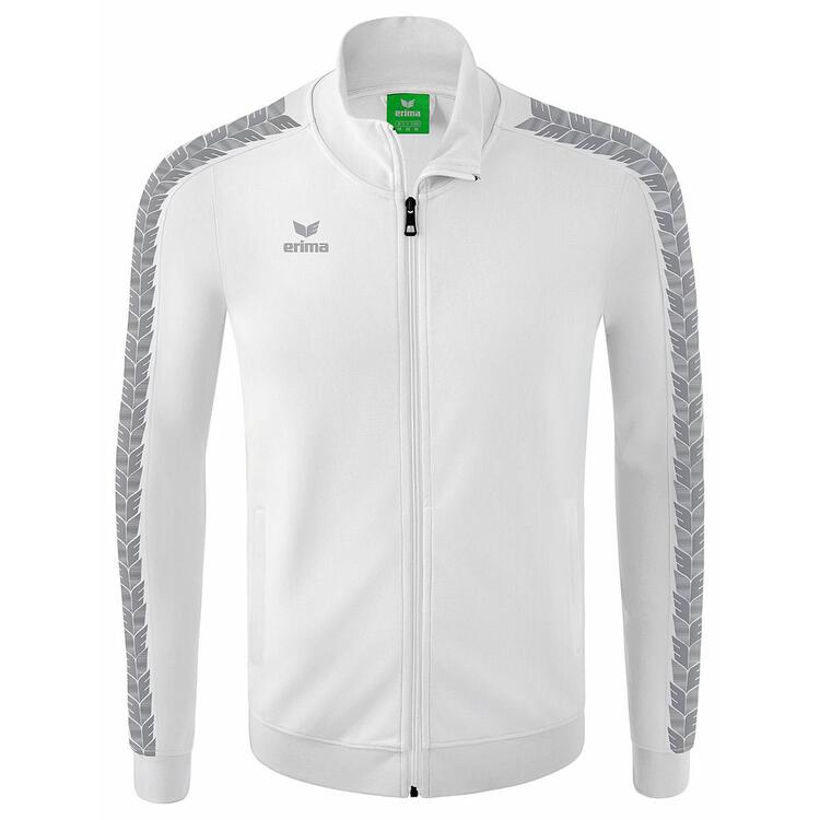 Erima Essential Team Tracktop Trainingsjacke 2032207 wei?/monument... von Erima