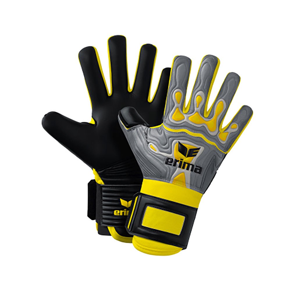 Erima Flex-ray Hardground Goalkeeper Gloves Gelb,Grau 5 von Erima