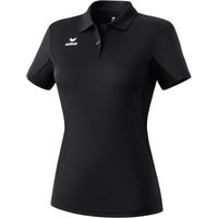 erima Funktions-Poloshirt Damen schwarz 42 von erima