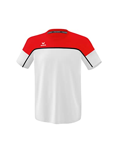 Erima Herren „CHANGE by erima" funktionelles T-Shirt, weiß/rot/schwarz, S von Erima
