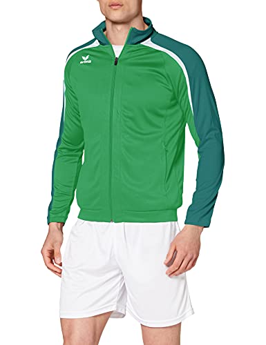 ERIMA Herren Jacke Liga 2.0 Trainingsjacke, smaragd/evergreen/weiß, 4XL, 1031803 von Erima