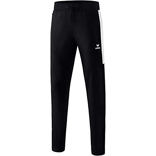 Erima Herren Squad Arbeits Trainingshose, schwarz/weiß, S von Erima