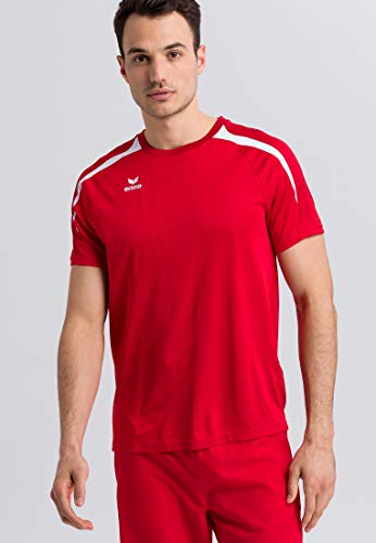 ERIMA Jungen T-shirt T-Shirt, rot/dunkelrot/weiß, XXXL, 1081821 von Erima