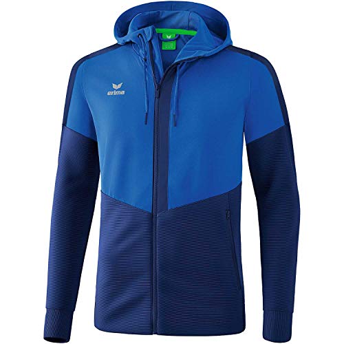 Erima Squad Kapuzen-Trainingsjacke blau, XL Unisex Erima Squad Kapuzen-Trainingsjacke blau, XL Unisex von Erima