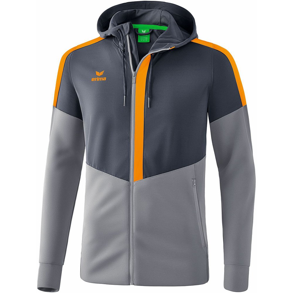 Erima Hooded Jacket Training Grau 2XL Mann von Erima