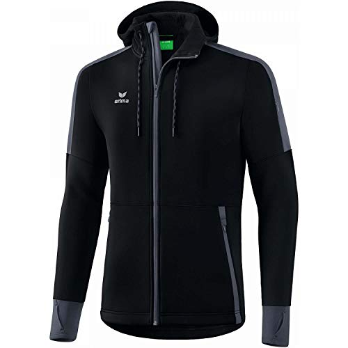 Erima Kinder Basic 2.0 Softshelljacke, schwarz/Slate Grey, 140 von Erima