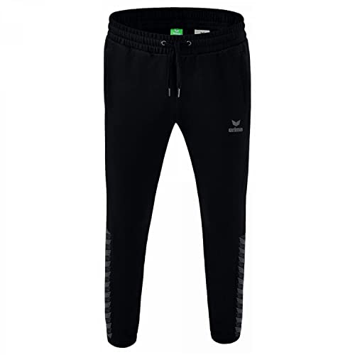 Erima Kinder Essential Team Sweathose, schwarz, 164 von Erima