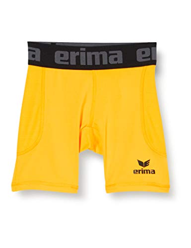Erima Kinder Kurze Tight Short Elemental Funktionswäsche, Gelb, 164 von Erima
