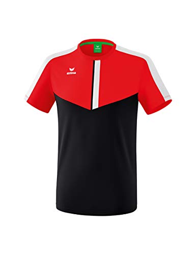 Erima Kinder Squad Funktions T-Shirt, rot/schwarz/weiß, 128 von Erima