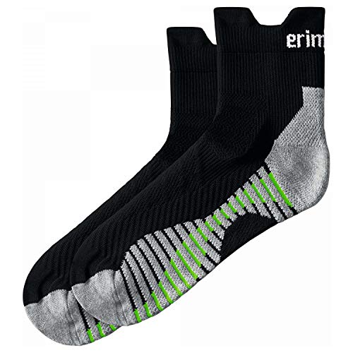 ERIMA Laufsocken, schwarz, 35-38, 2181908 von Erima