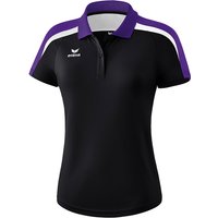 erima Liga Line 2.0 Funktions-Poloshirt black/dark violet/white 44 von erima