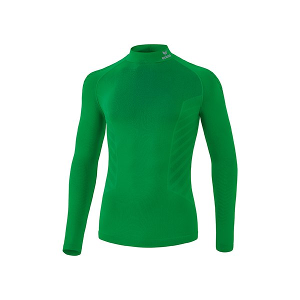 Erima Compression Athletic Long Sleeve High Neck T-shirt Grün M Mann von Erima
