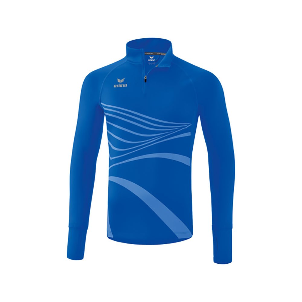 Erima Racing Half Zip Long Sleeve T-shirt Blau S Mann von Erima