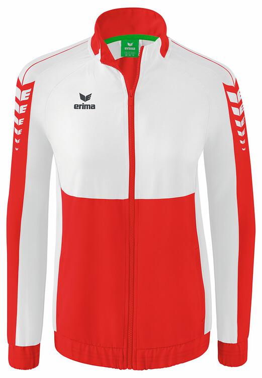 Erima Six Wings Pr?sentationsjacke 1012201 rot/wei? 44 von Erima