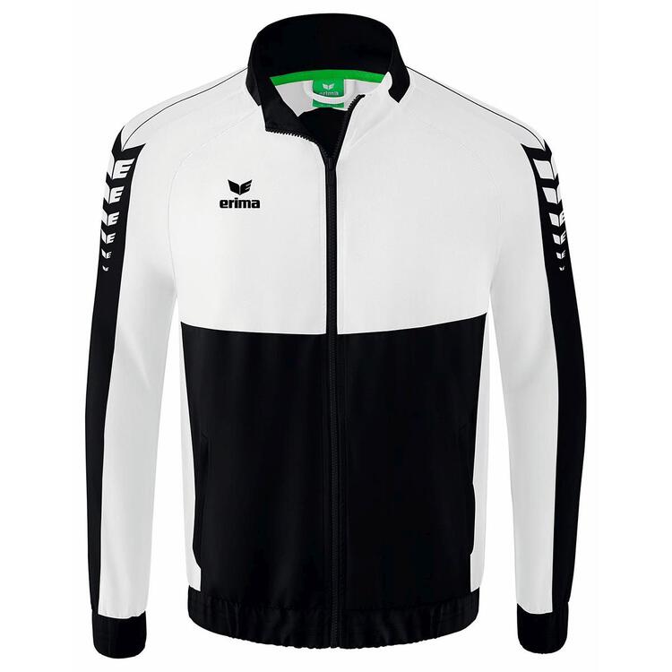 Erima Six Wings Pr?sentationsjacke 1012201 schwarz/wei? 152 von Erima