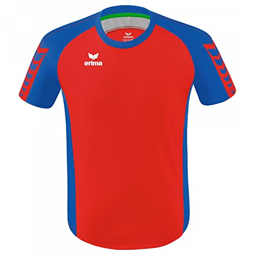 Erima Kinder Six Wings Teamsport Trikot, rot/new royal, 140 von Erima