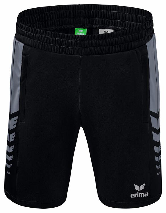 Erima Six Wings Worker Shorts 1152201 schwarz/slate grey XXL von Erima