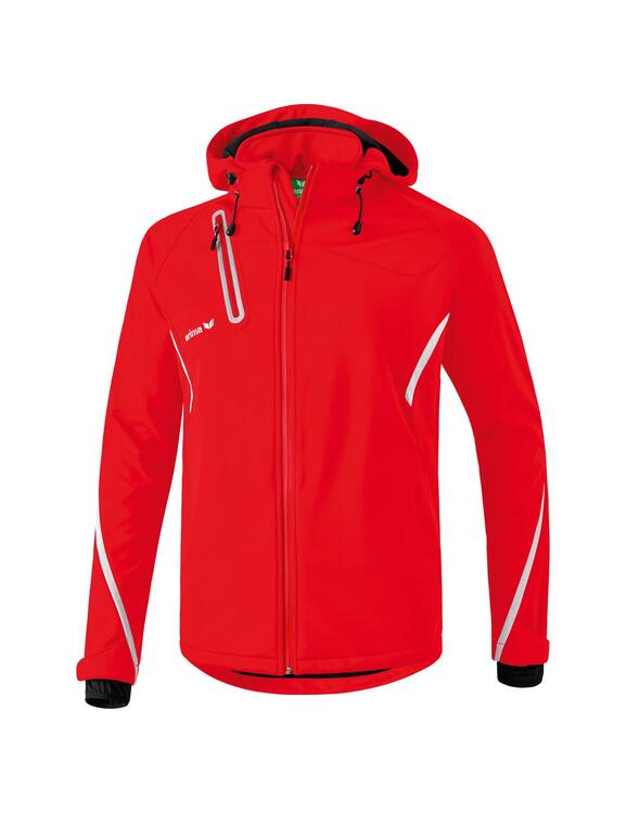 Erima Softshelljacke Function Junior rot/wei? 9060709 Gr. 128 von Erima