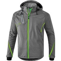 erima Softshelljacke Funktion grey melange/green gecko S von erima