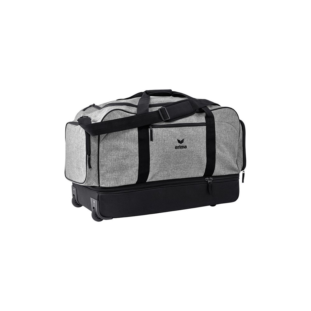 Erima Sports Bag On Wheels Avec Compartiment Grau XL von Erima