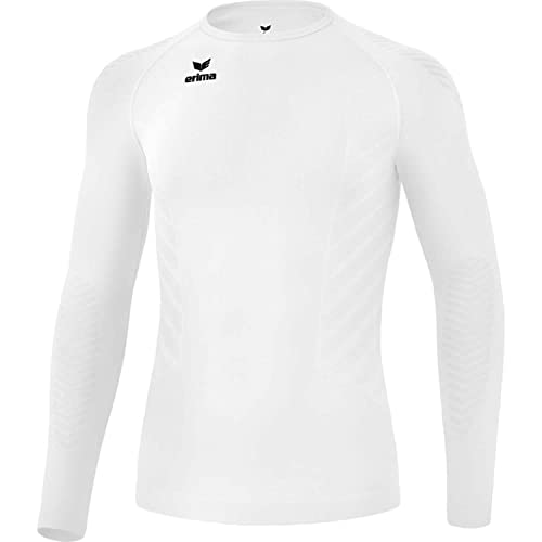 Erima Unisex Athletic Longsleeve 2.0 Funktionsunterwäsche, Weiß, XXL EU von Erima